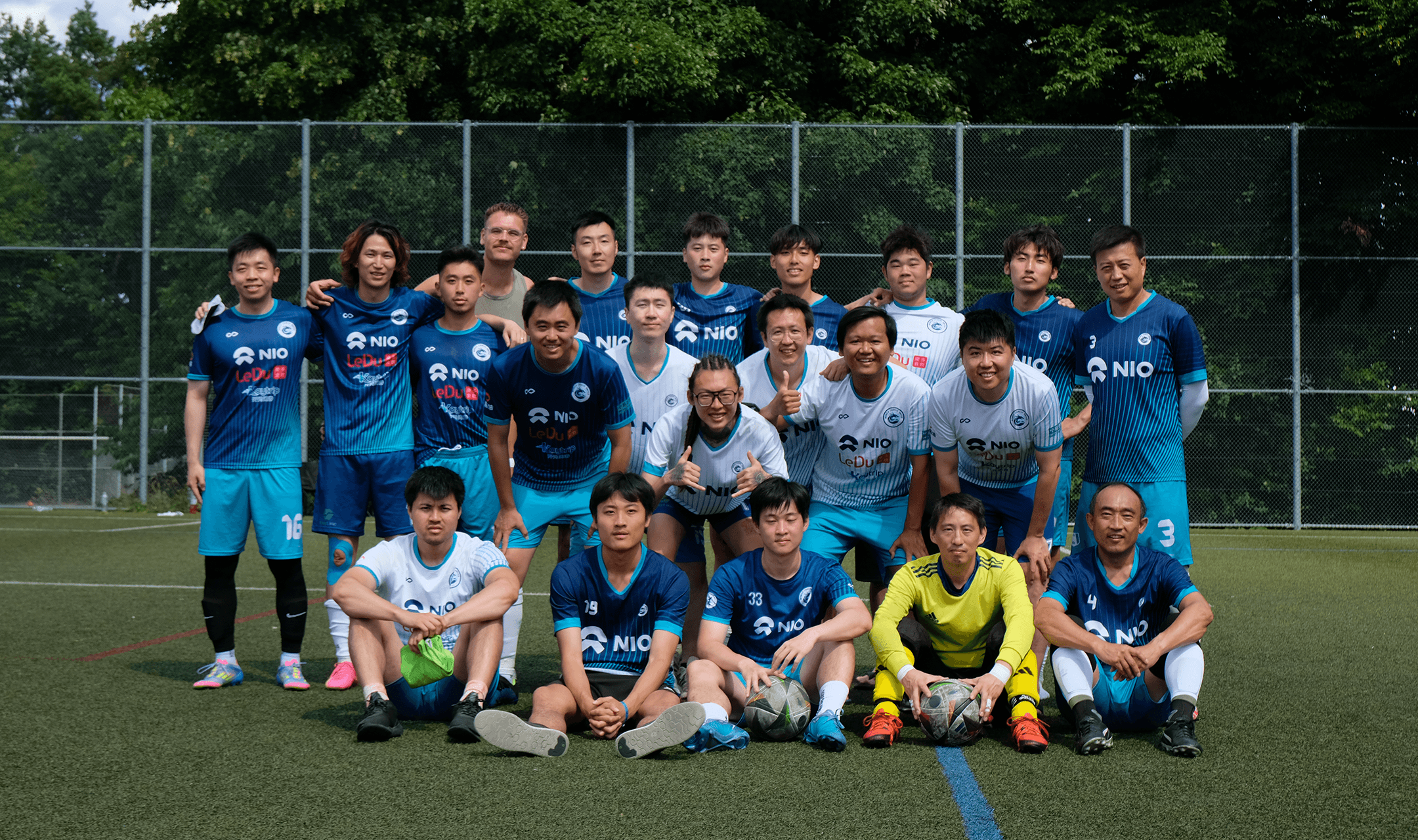 慕尼黑华人足球俱乐部合影